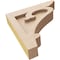 Ekena Millwork 2"W x 10"D x 10"H Thin Mayflower Rough Cedar Woodgrain TimberThane Corbel, Primed Tan CORUR02X10X10MAYRCPR - alternate 6